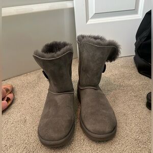 Ugg button boots